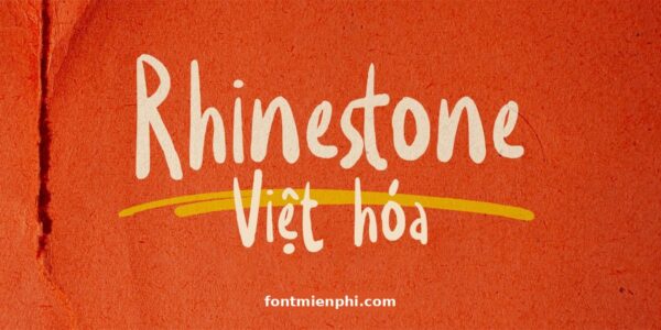 font rhinestone việt hóa miễn phí