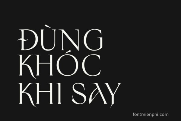 font sinistre việt hóa miễn phí