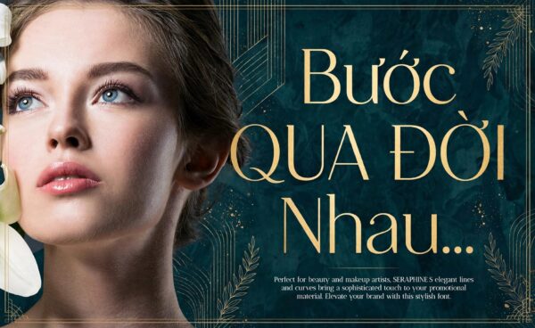 Font chữ sans serif SVN Saudagar Việt hóa miễn phí — demo Bước Qua Đời Nhau
