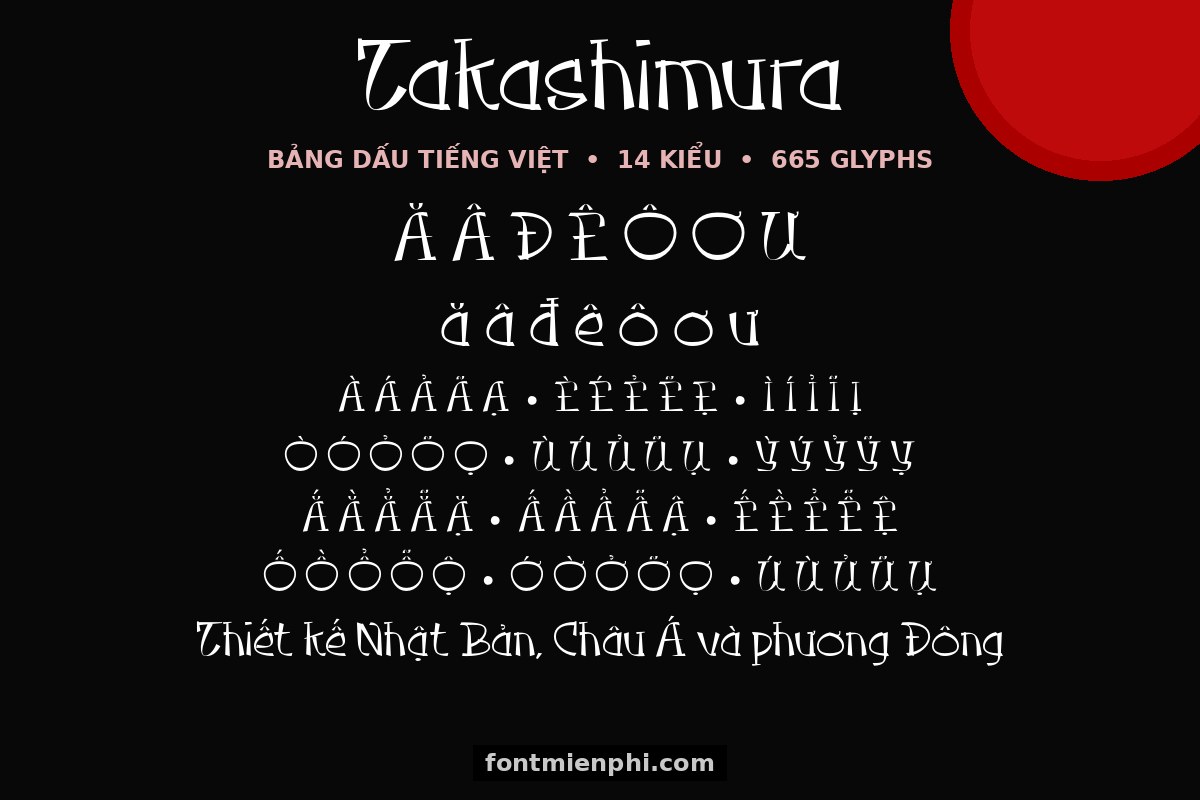 font takashimura việt hóa miễn phí