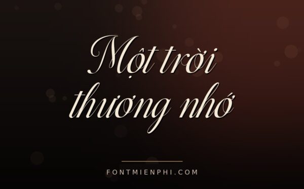 Font TH Viettay 4 Việt hóa – demo chữ viết tay