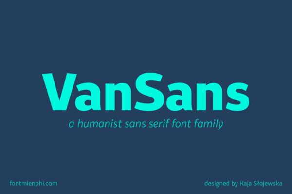 font vansans type family việt hóa miễn phí