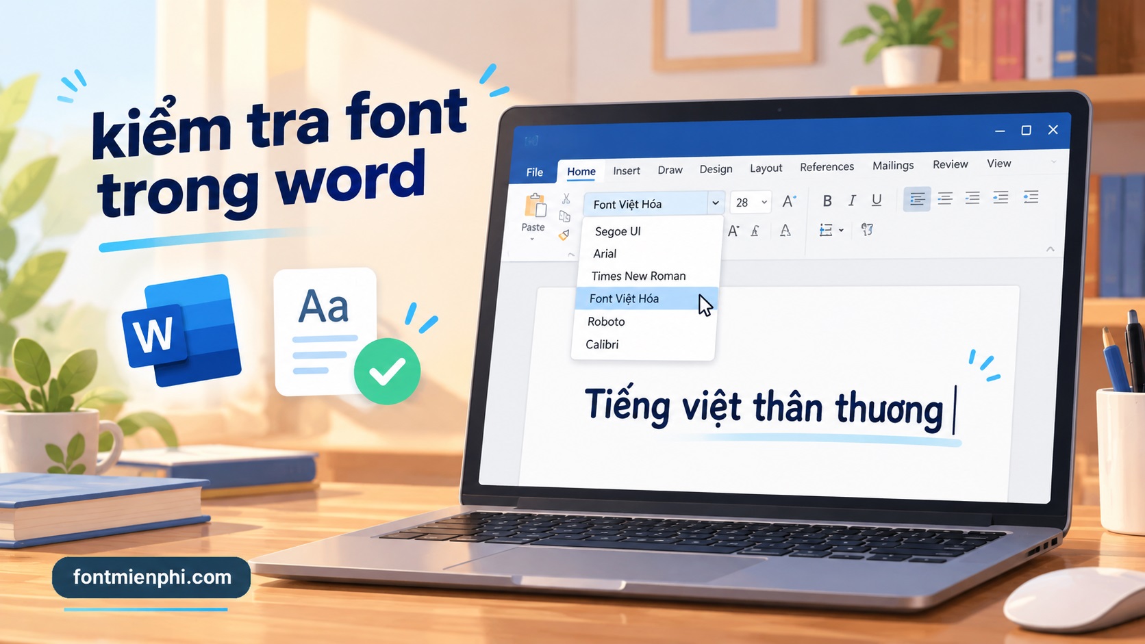 Cách cài đặt font chữ Việt hóa trên Windows 10 và 11
