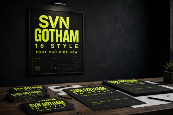 Font SVN Gotham Việt Hóa – Sans Serif 16 Kiểu Miễn Phí 3 Ứng dụng font SVN Gotham Việt Hóa – Sans serif 16 kiểu miễn phí