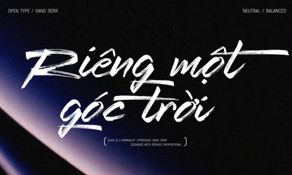 Font Brush SVN-Redtowns việt hóa miễn phí — Riêng một góc trời