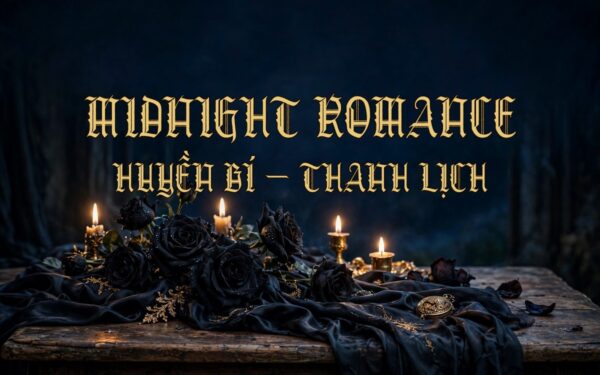 Font TH Midnight Romance Việt Hóa – Gothic Huyền Bí 3 Ứng dụng font TH Midnight Romance Việt Hóa – thiết kế MIDNIGHT ROMANCE HUYỀN BÍ THANH LỊCH