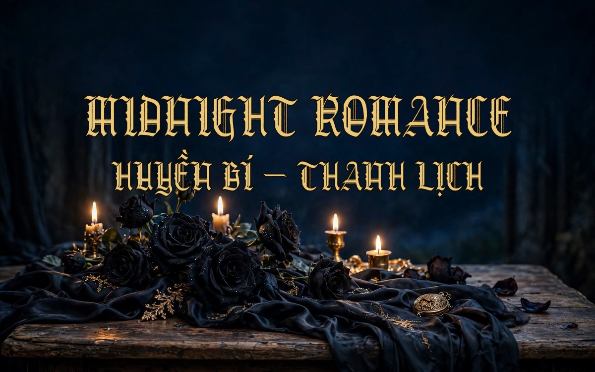 Font TH Midnight Romance Việt Hóa – Gothic Huyền Bí 4 Ứng dụng font TH Midnight Romance Việt Hóa – thiết kế MIDNIGHT ROMANCE HUYỀN BÍ THANH LỊCH