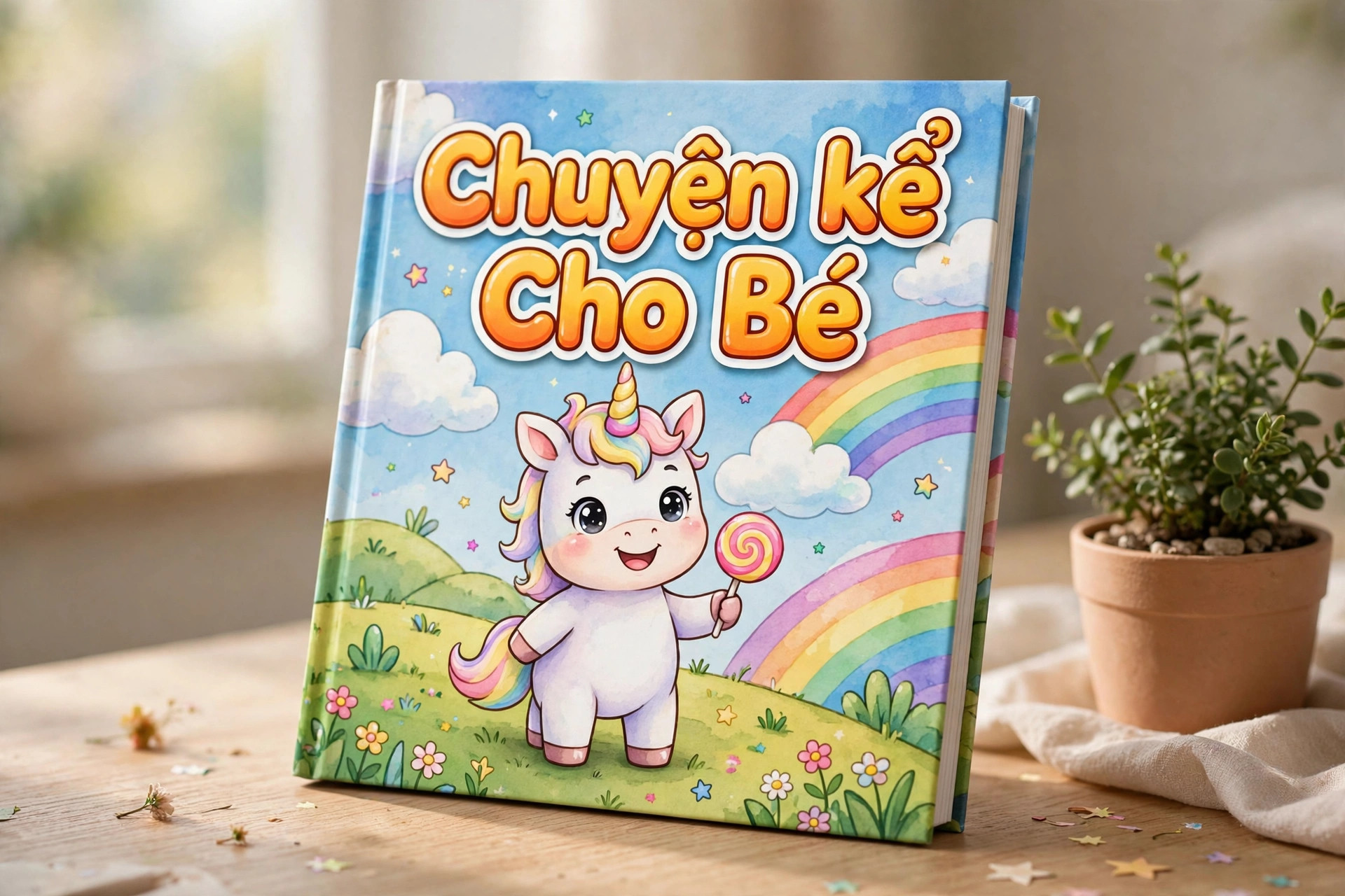 Ứng dụng font SVN-Pequena Neo việt hóa trên bìa sách thiếu nhi – font hoạt hình dễ thương