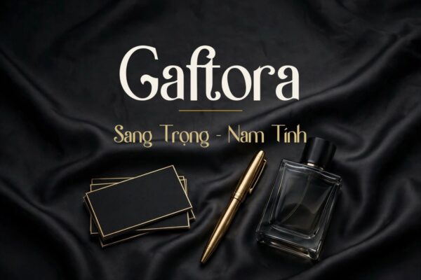 Font TH Gaftora Việt Hóa – Cổ Điển Sang Trọng Miễn Phí 3 Ảnh minh họa font TH Gaftora Việt Hóa – Sang Trọng - Nam Tính