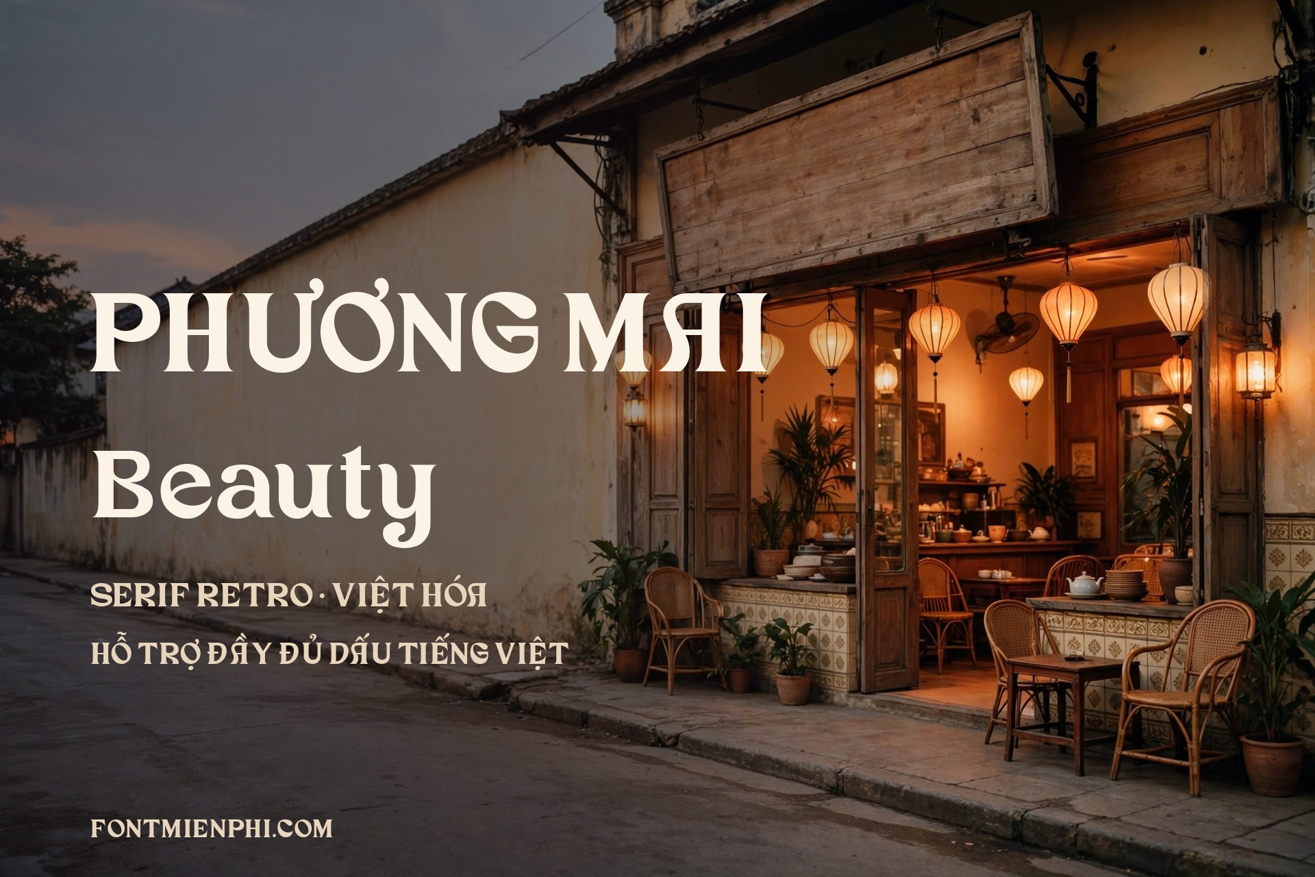Font TH Chiffone Regular Việt Hóa – Serif Retro 2 Font TH Chiffone Regular Việt Hóa – chữ serif retro sang trọng