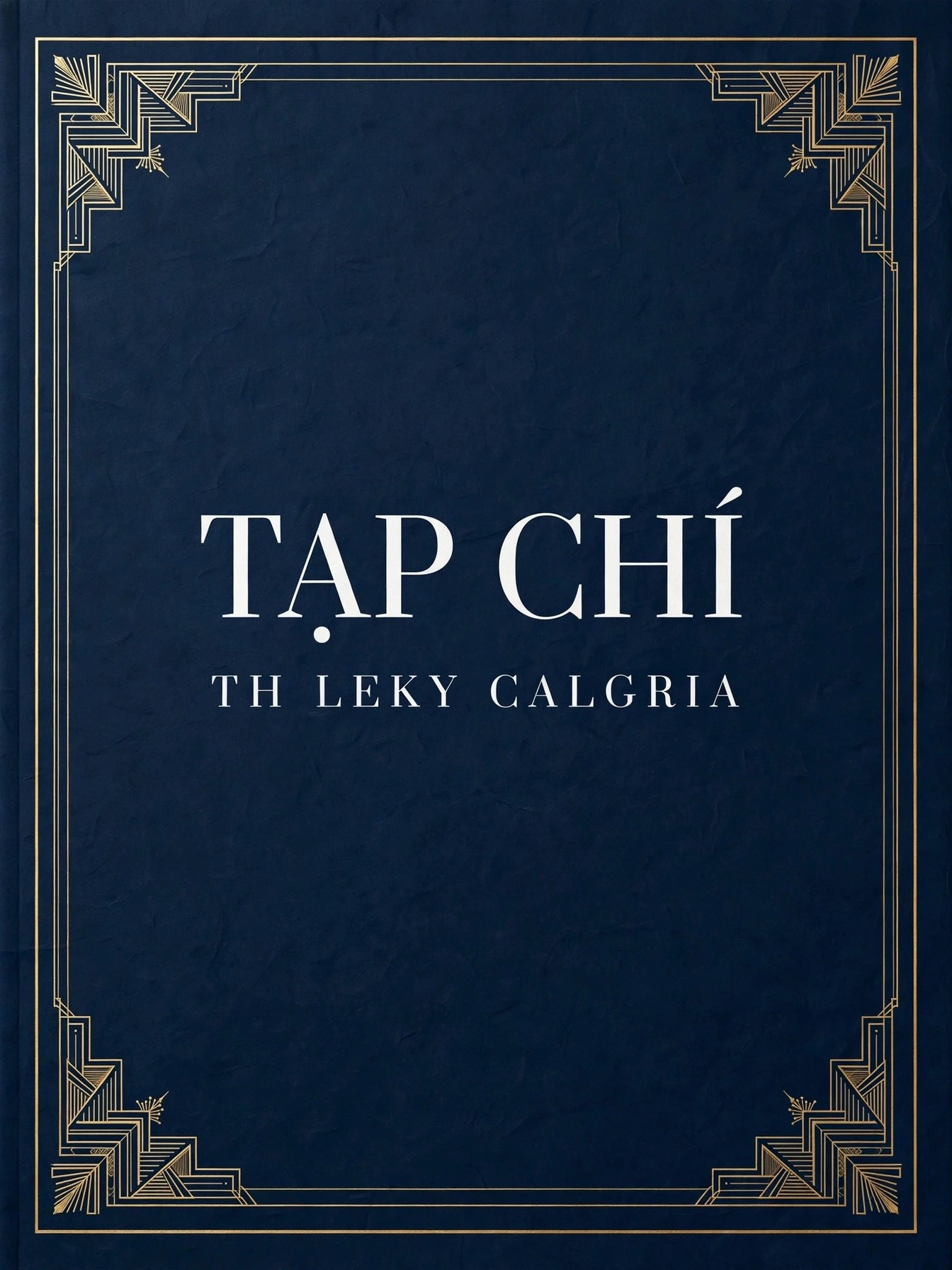 Font Serif TH Leky Calgria Việt Hóa Miễn Phí 2 Ứng dụng font serif TH Leky Calgria Việt Hóa cho bìa tạp chí thời trang