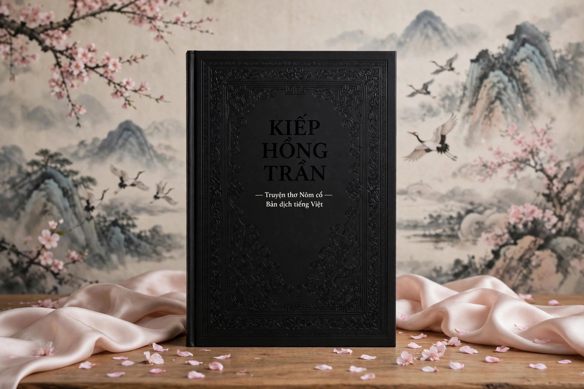 Font TH Ordinatum Việt Hóa – Cổ Trang Á Đông 2 Ứng dụng font TH Ordinatum việt hóa trên bìa sách cổ trang Kiếp Hồng Trần