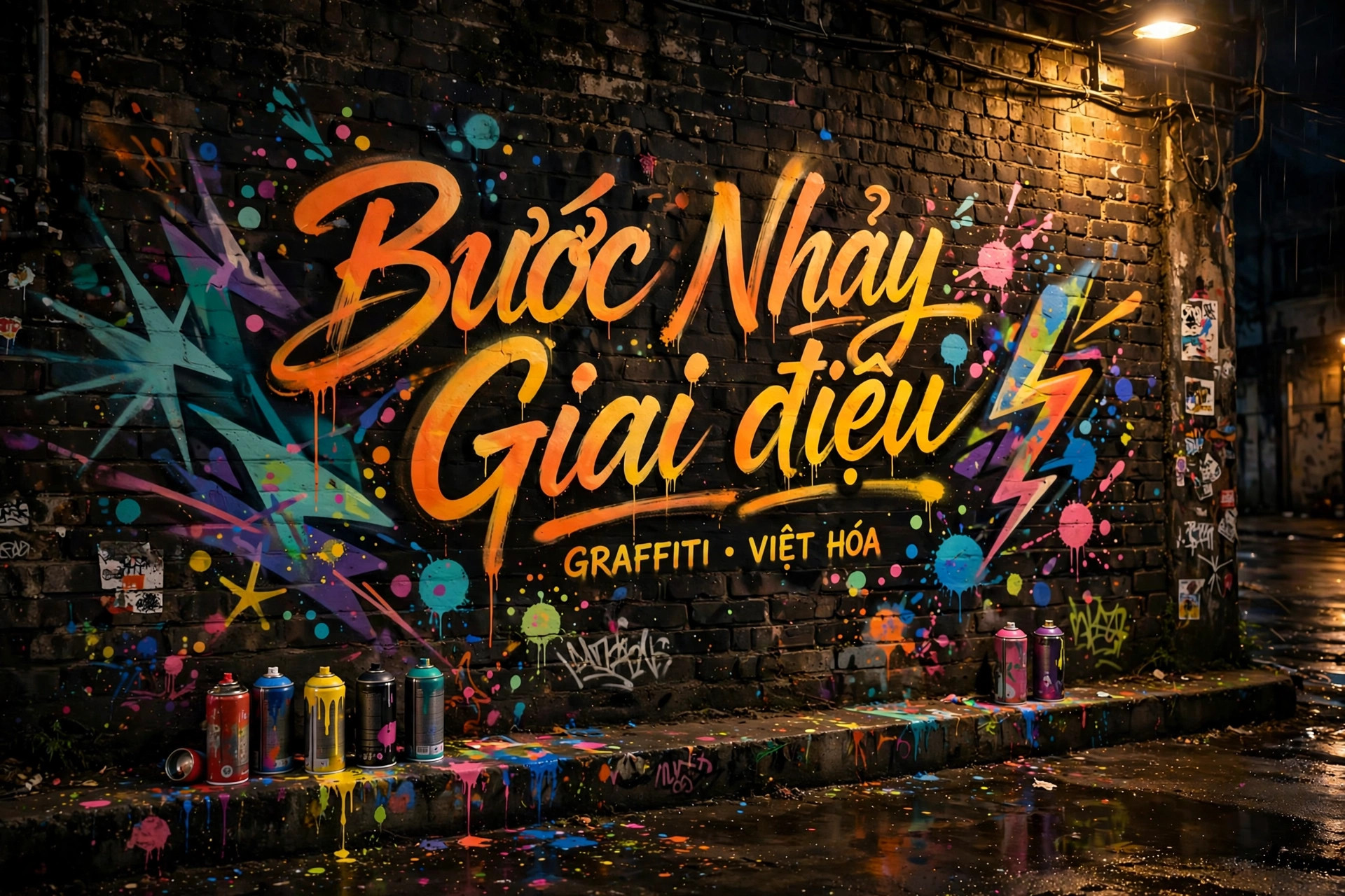 Font SVN-Skill Graffiti Việt Hóa Miễn Phí 2 Ứng dụng font SVN-Skill việt hóa – tranh tường graffiti Bước Nhảy Giai điệu phong cách đường phố hip-hop
