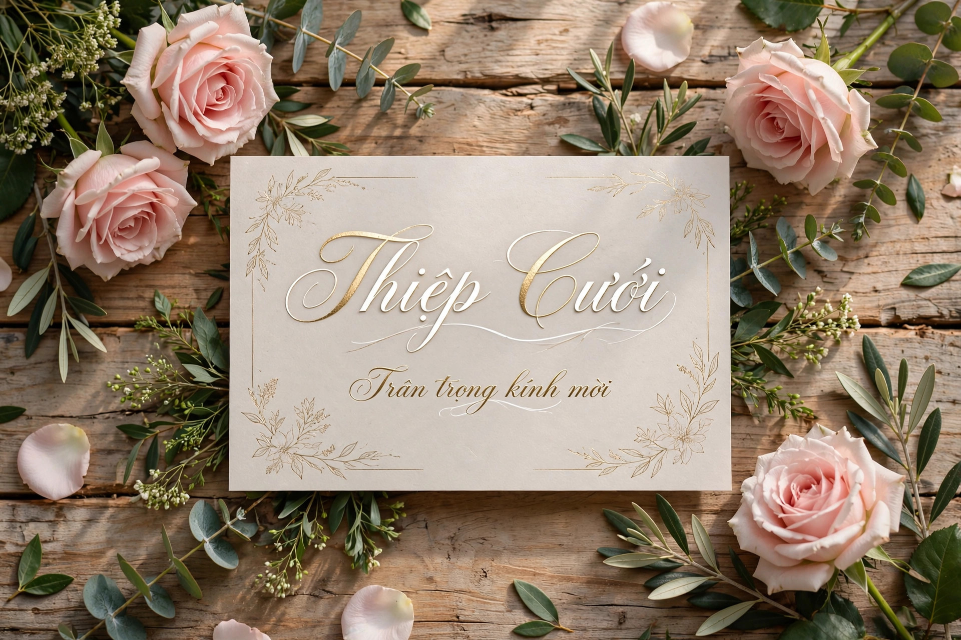Font Chữ Ký SVN-Mother Carmel Viết Tay Việt Hóa Miễn Phí 2 Ứng dụng font SVN-Mother Carmel việt hóa trên thiệp cưới – font chữ viết tay mềm mại