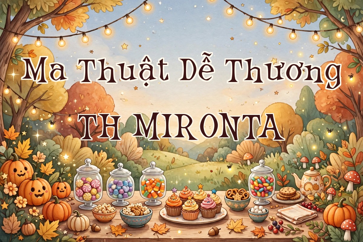 Font TH Mironta Việt Hóa – Ma Thuật Dễ Thương Cho Trẻ Em 4 Ảnh minh họa font TH Mironta Việt Hóa cho thiệp và bao bì đồ ăn trẻ em